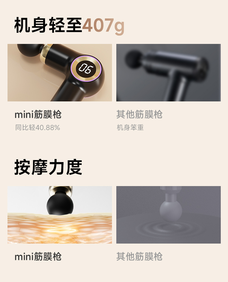 跨境迷你型筋膜枪专业级健身器材肌肉放松按摩器温州礼品筋膜枪详情31