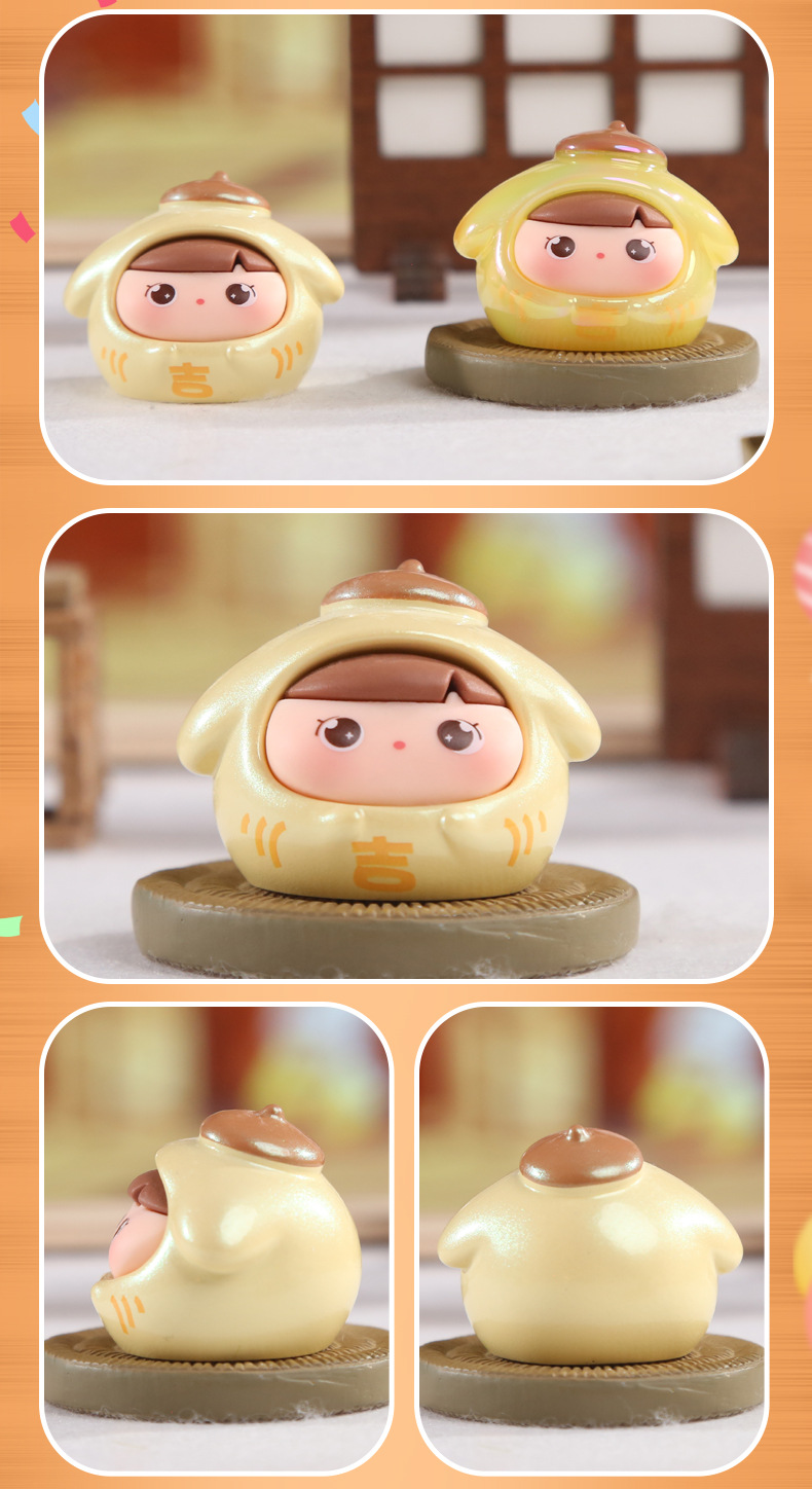 萌趣可爱小团子盲盒批发手办小摆件直播热销礼物公仔办公室装饰品详情11