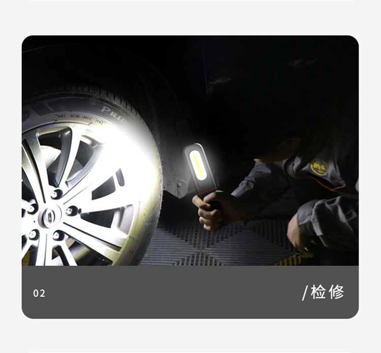 Factory direct supply of high-brightness COB work light, portable adjustable 360-degree outdoor maintenance light, flashlight light pic 15