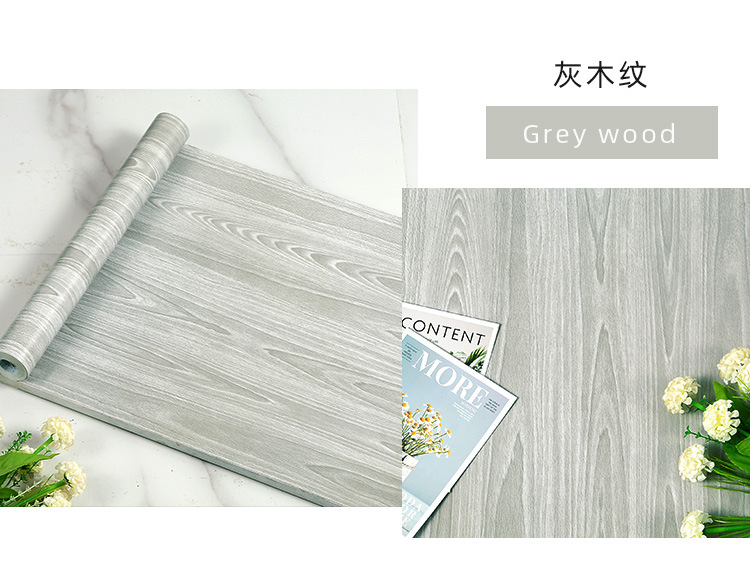 木纹桌面贴纸自粘防水防潮原木色桌贴柜子书桌子贴膜家具翻新壁纸详情26