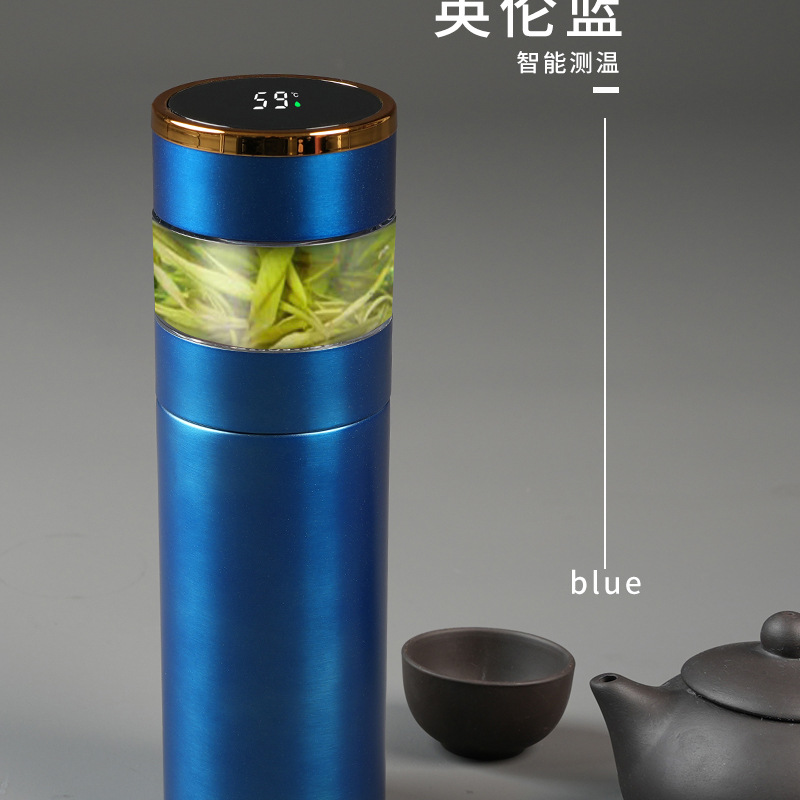 Tea water separation insulated cup, 316 stainless steel insulated water cup, intelligent temperature measurement and display, gift manufacturer wholesale pic 17