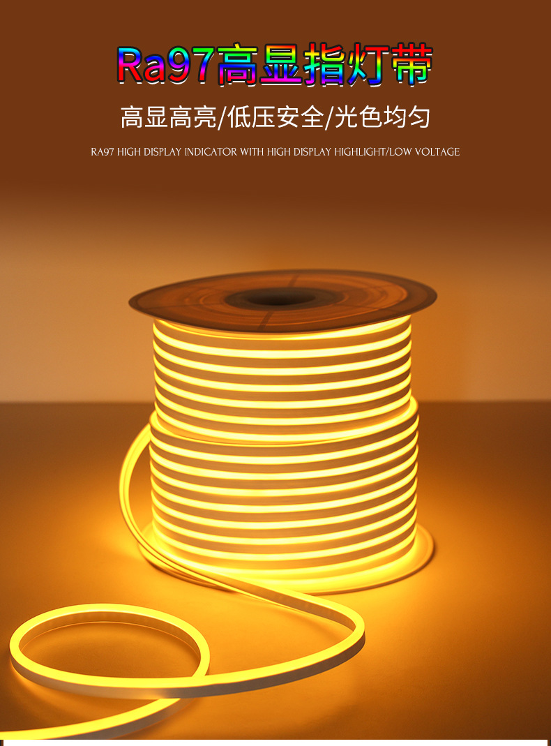 LED 3V.5V 12V 6*12软灯条户外防水超亮做字造型 柔性霓虹灯详情2