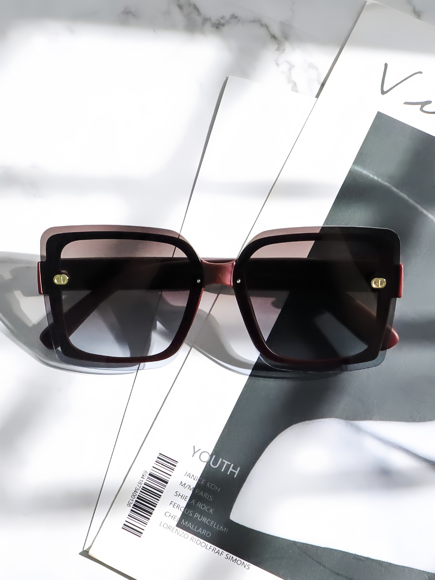 跨境墨镜女夏防紫外线太阳眼镜男士2024潮流新款时尚圆脸网红眼镜详情17