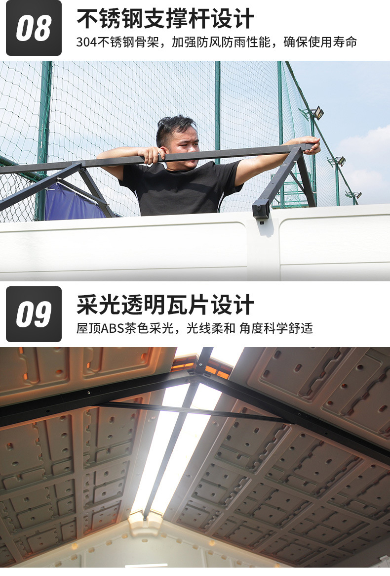 户外垃圾分类亭智能垃圾房收集站小区街道环卫可回收房学校储物房详情12