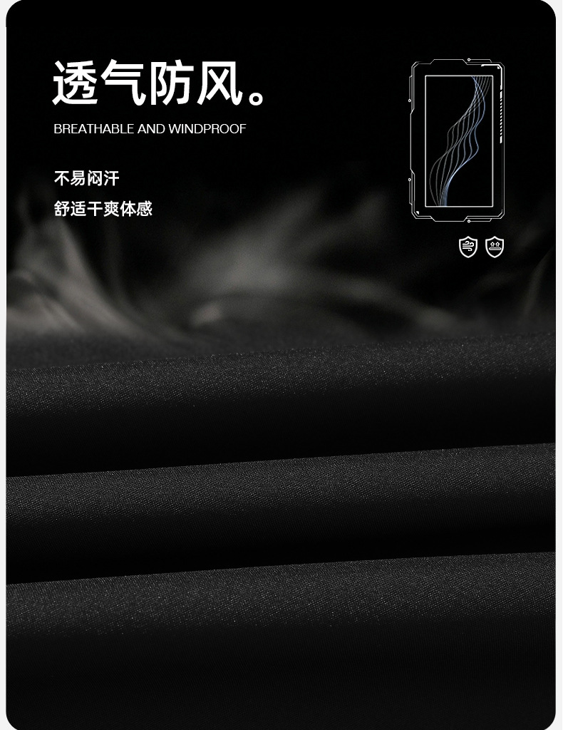 windproof waterproof casual detachable hooded outdoor suit pic 6