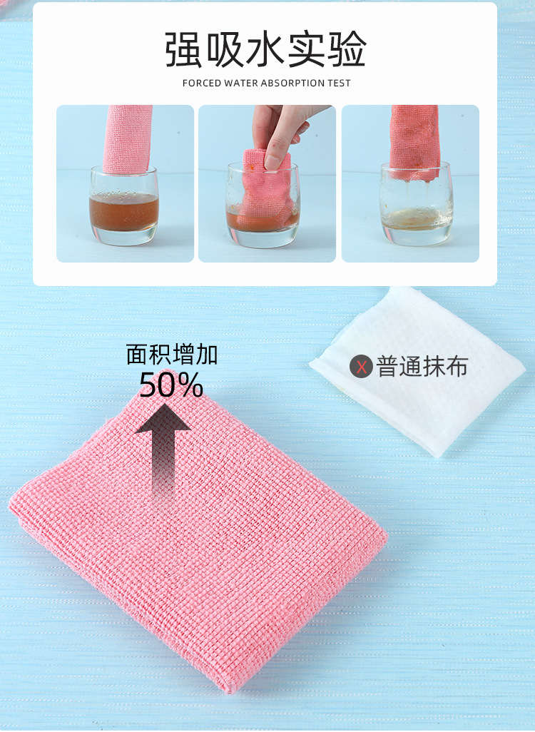 跨境手撕毛巾抹布点断式周抛懒人洗碗布厨房家用不掉毛加厚百洁布详情16