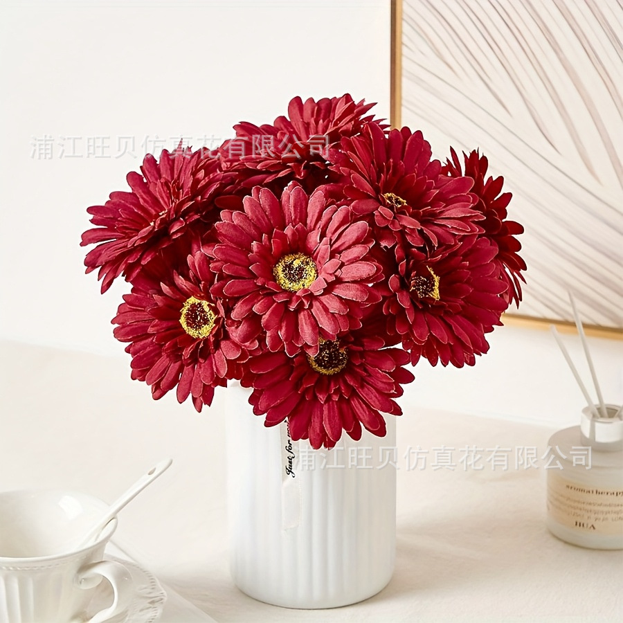 仿真花扶郎花婚庆手捧花非洲菊仿真花永生花浪漫北欧风家居装饰花详情4