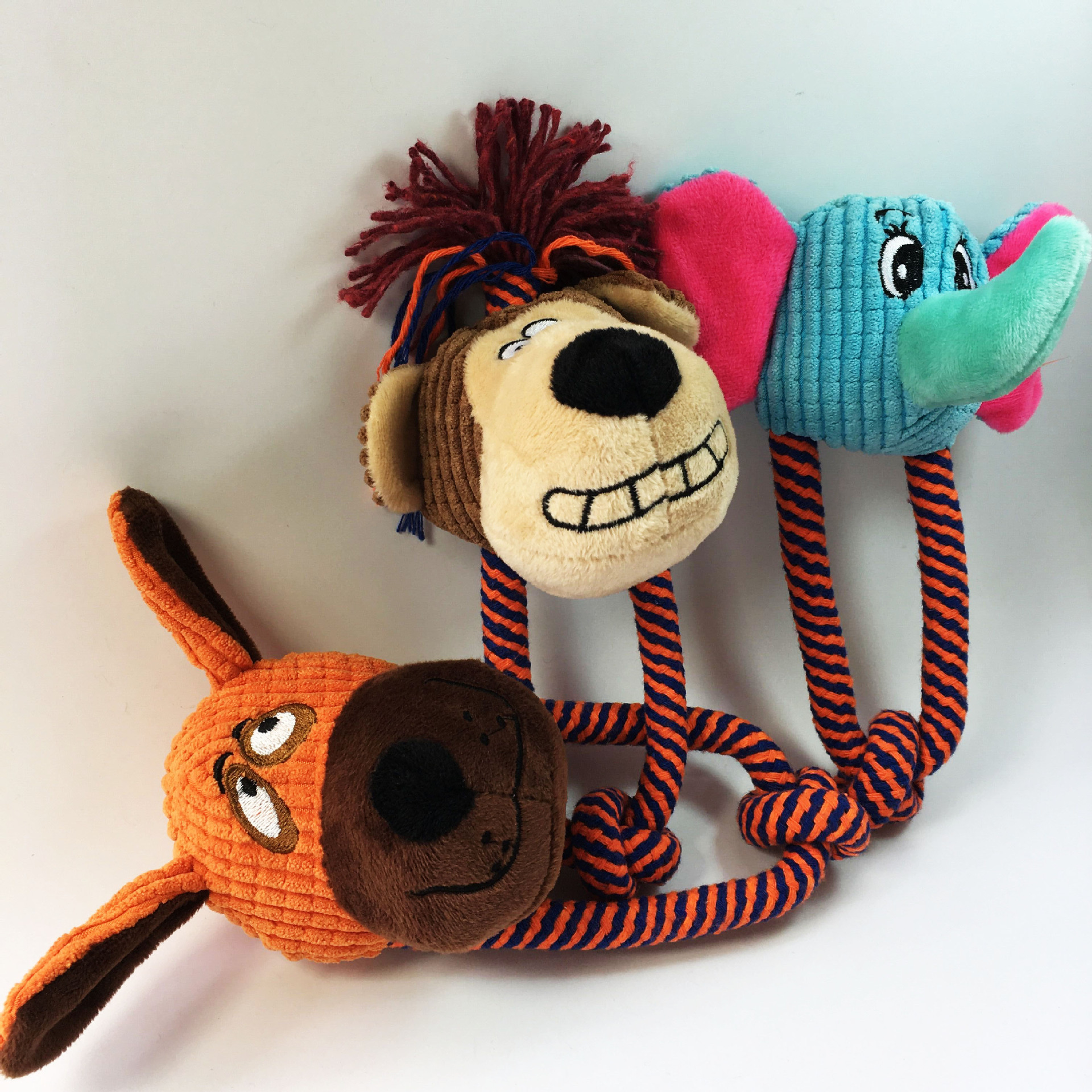 Pet toys: Teddy, small dog, golden Retriever, big dog, durable, fun, plush, sound-making cotton rope, and multiple combination toys pic 11
