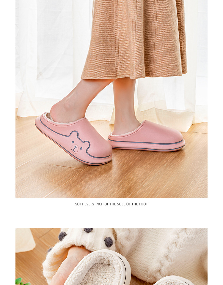 Impermeable y caliente eva zapatillas de algodón para hombres de invierno home 2024 nuevo estilo antideslizante pareja exterior desgaste de algodón de peluche para mujeres pic 20