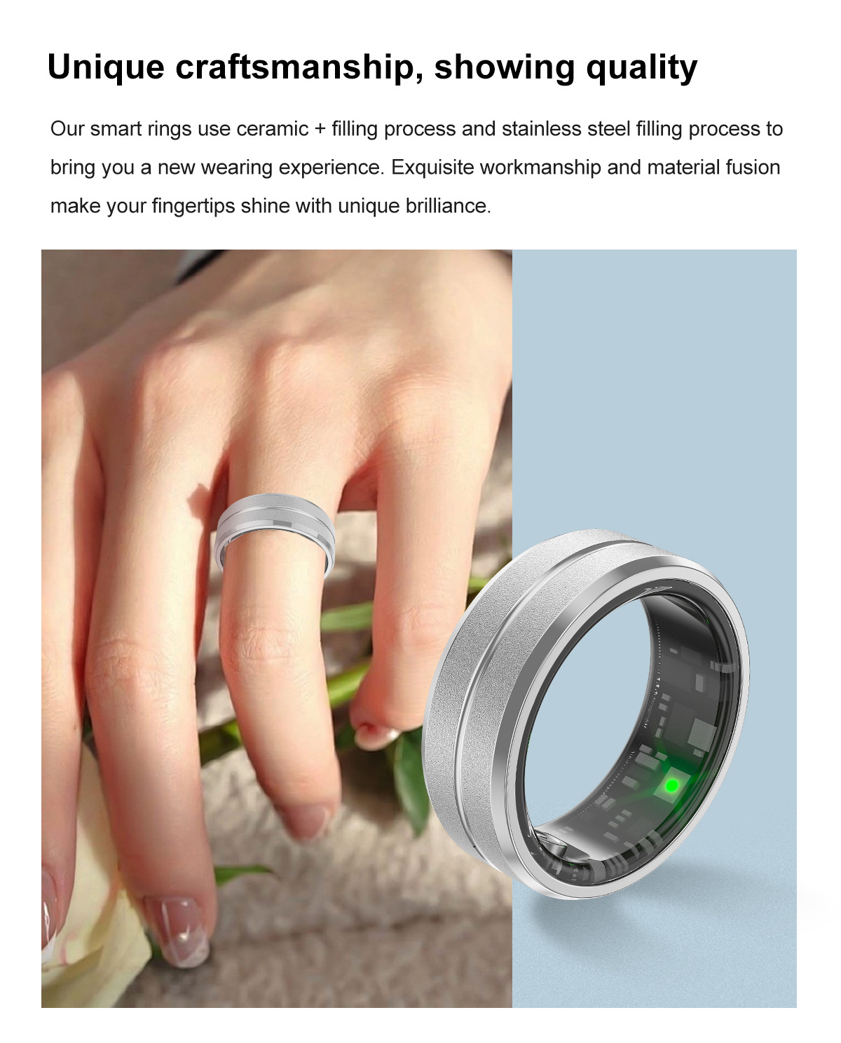 跨境智能戒指Smartring心率健康男女黑科技蓝牙防水指环可刷视频详情24