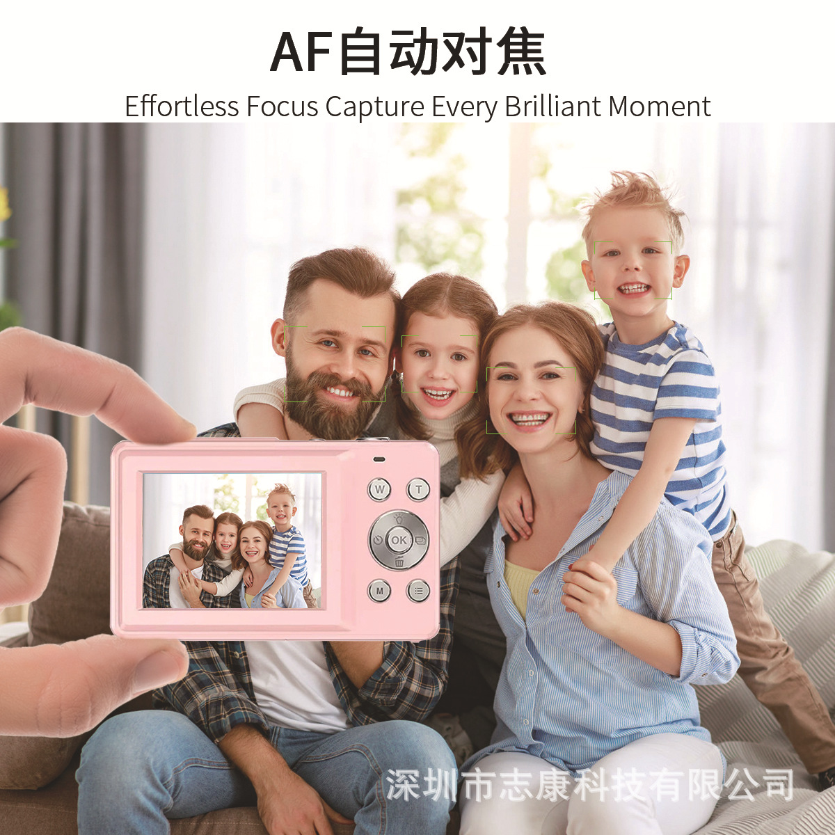 Transparent shell CCD digital camera, thumb camera, AR function, retro camera pic 4