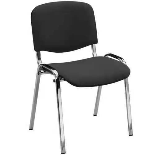 Foshan manufacturer wholesals foreign trade office chairs, fabric four-legged training chairs with writing boards and armless conference seats pic 64