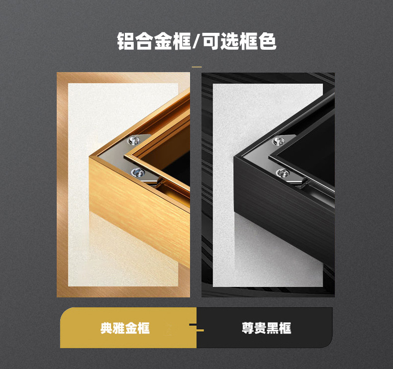 马到成功入户玄关装饰画大幅过道走廊壁画客厅竖版镶钻晶瓷挂画详情13