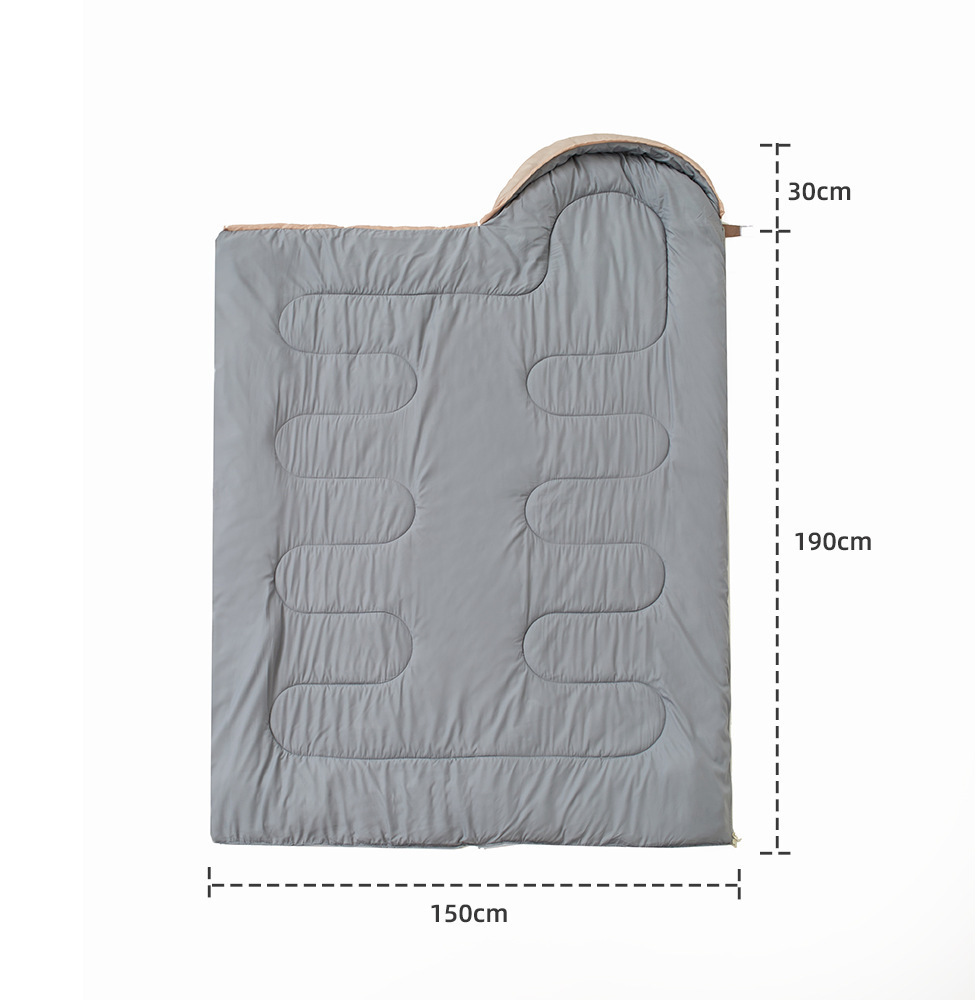 一体户外防风睡袋露营保暖车载成人单双人室内办公室午休睡袋详情28