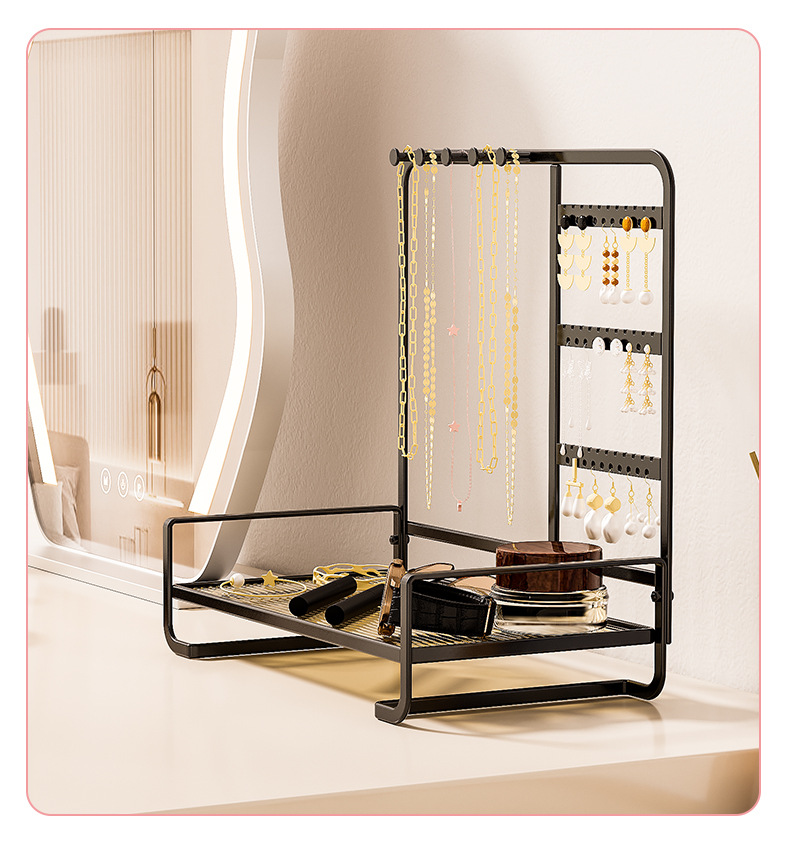 亚马逊桌面首饰收纳架戒指手镯挂架项链手链耳环饰品展示架置物架详情15