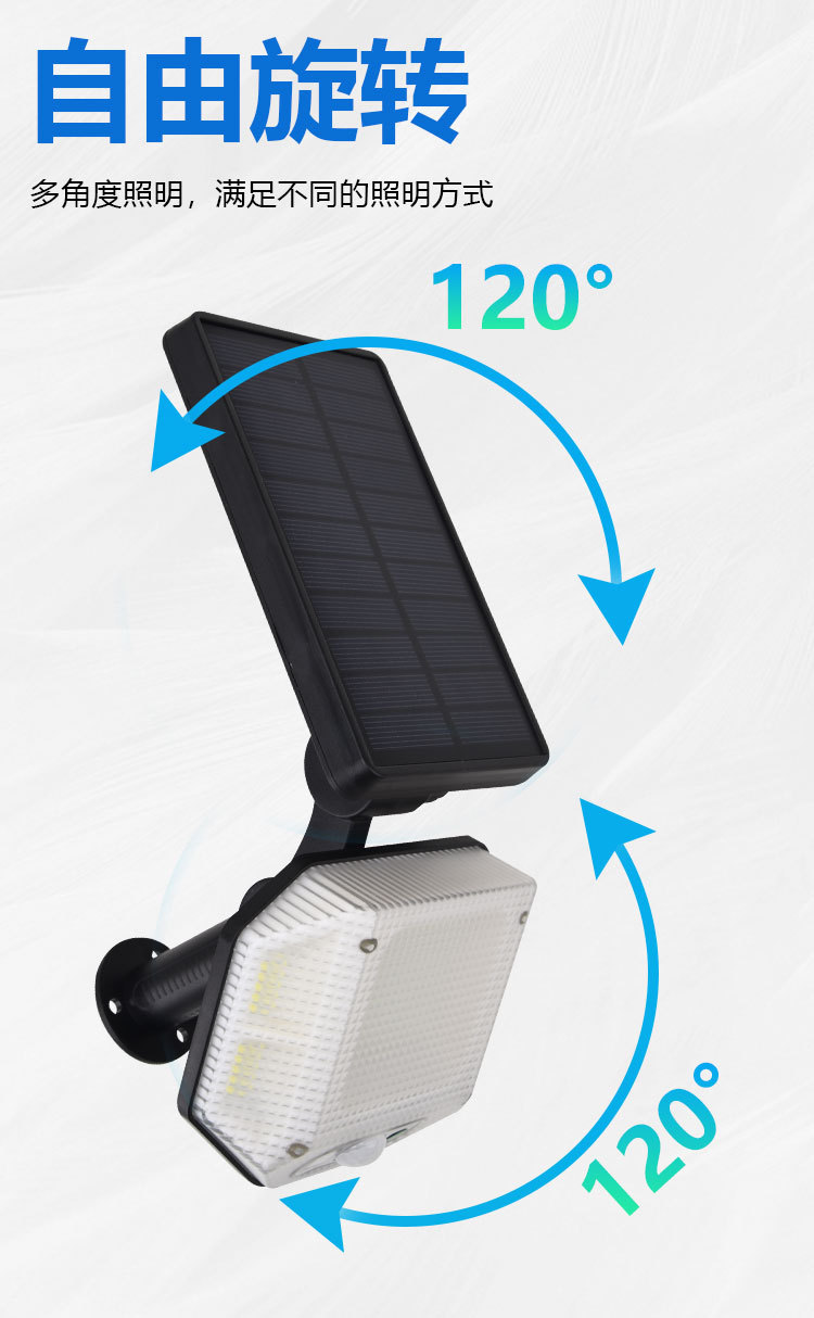 Solar garden lamps, solar panel street lamps, ground-penetrating lamps, rainproof lighting, energy-saving outdoor garden lamps pic 9