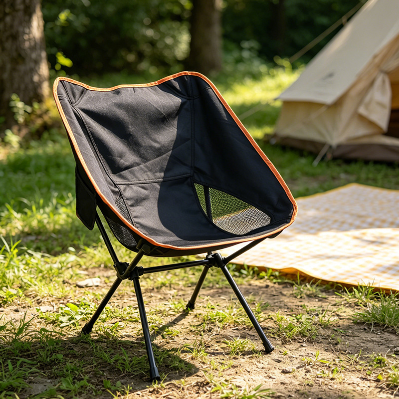 Modelo transfronterizo ligero luna silla al aire libre camping portátil plegable luna silla casual cuatro esquinas silla espacial fabricante pic 9