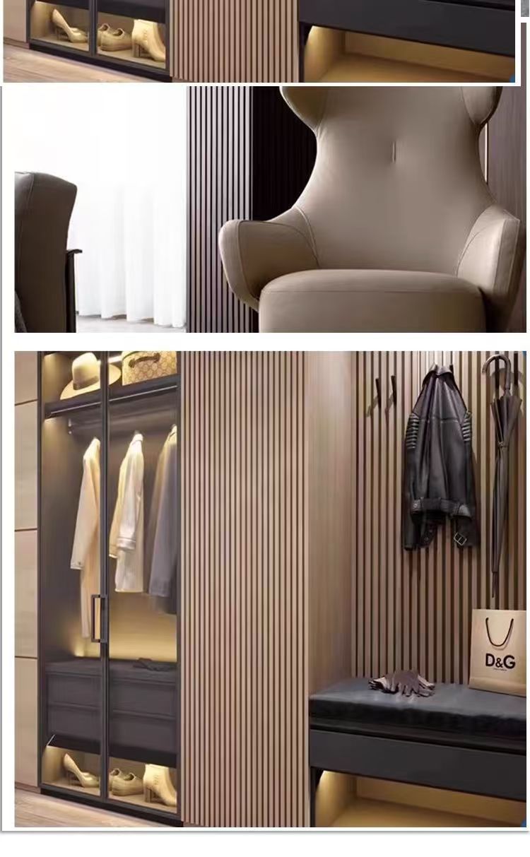 竹木纤维格栅板150长城板背景墙护墙板装饰板格栅详情4