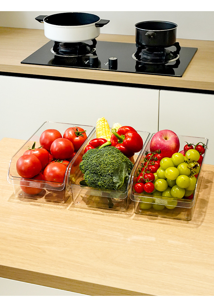 冰箱收纳盒抽屉式食品整理盒家用厨房蔬菜水果分装盒大容量储物盒详情14