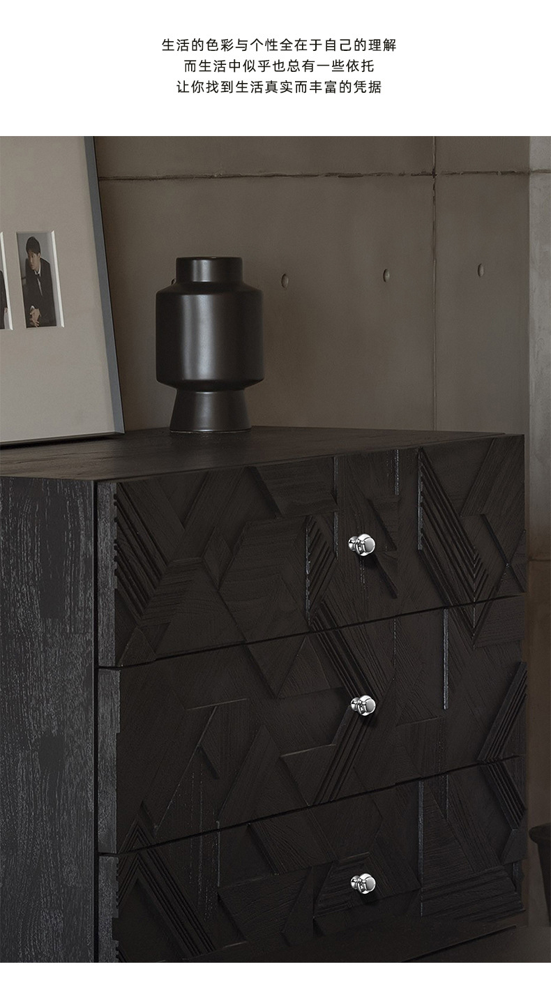 法式锌合金衣柜门拉手现代简约镀铬亮光银色抽屉单孔橱柜实心把手详情6