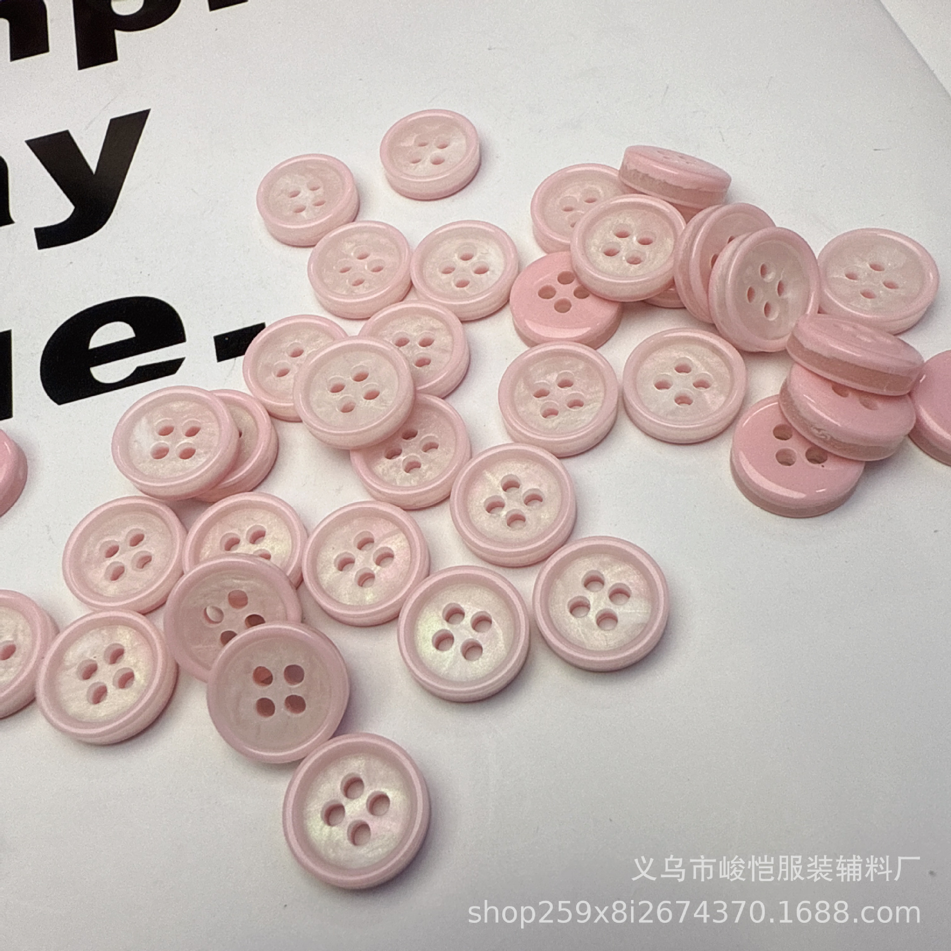 Cute pink buttons mixed and matched, handcrafted diy accessories, button collection, decorative account books, dolls, pain packs, materials pic 24