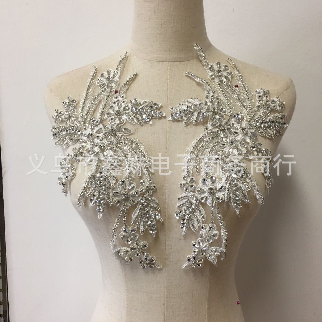 AB水钻热熔胶烫钻水钻贴花DIY 婚纱礼服配饰详情22