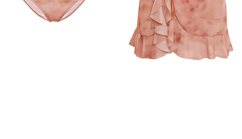 Best-selling bikini swimsuit three-piece set, mesh small chest, gathering to hide flesh and look slim, pure and elegant, high-end style, two-piece swimsuit 125073 pic 17