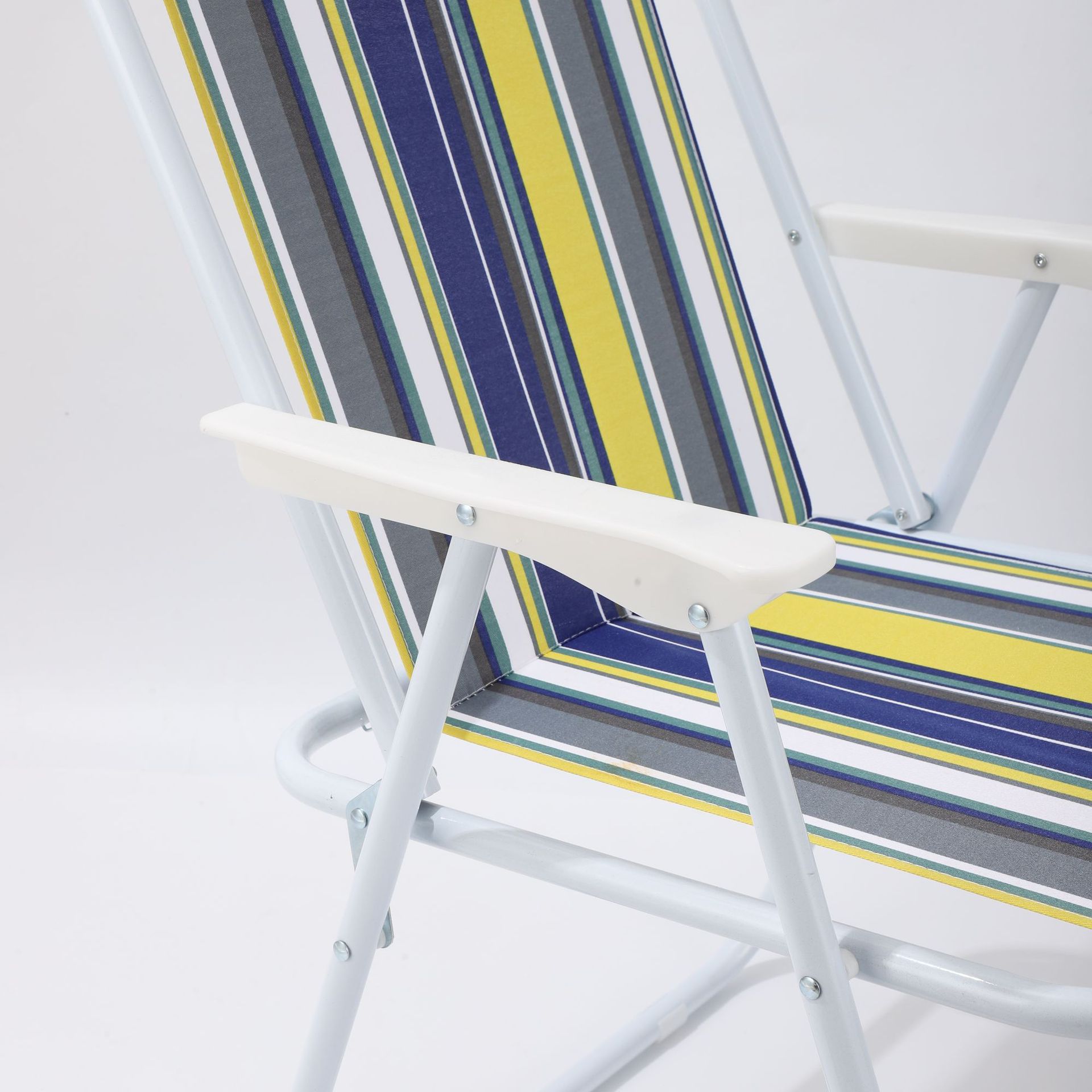 户外野营折叠沙滩椅室内休闲弹簧椅夜市摆摊专用休闲椅多色可定详情13