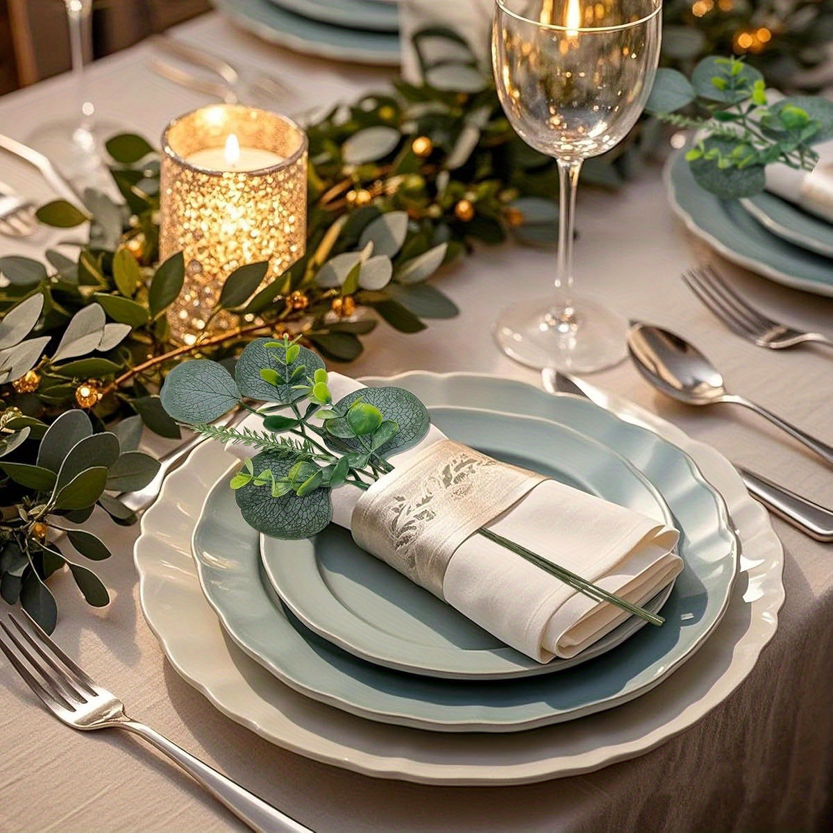 跨境热卖仿真满天星假花仿真花路引拍照道具摆件婚礼婚庆装饰布置详情10