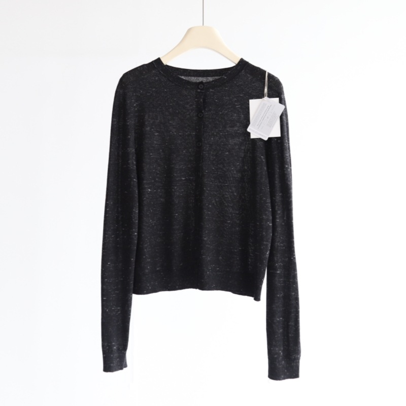 Spring and Summer Colorful 16-needle seamless long-sleeved knitted cardigan for women, soft and skin-friendly commuting outerwear, with a thin coat pic 28
