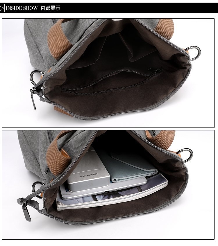 大容量帆布包简约潮搭女包新款韩版手提休闲包都市丽人单肩斜挎包详情35