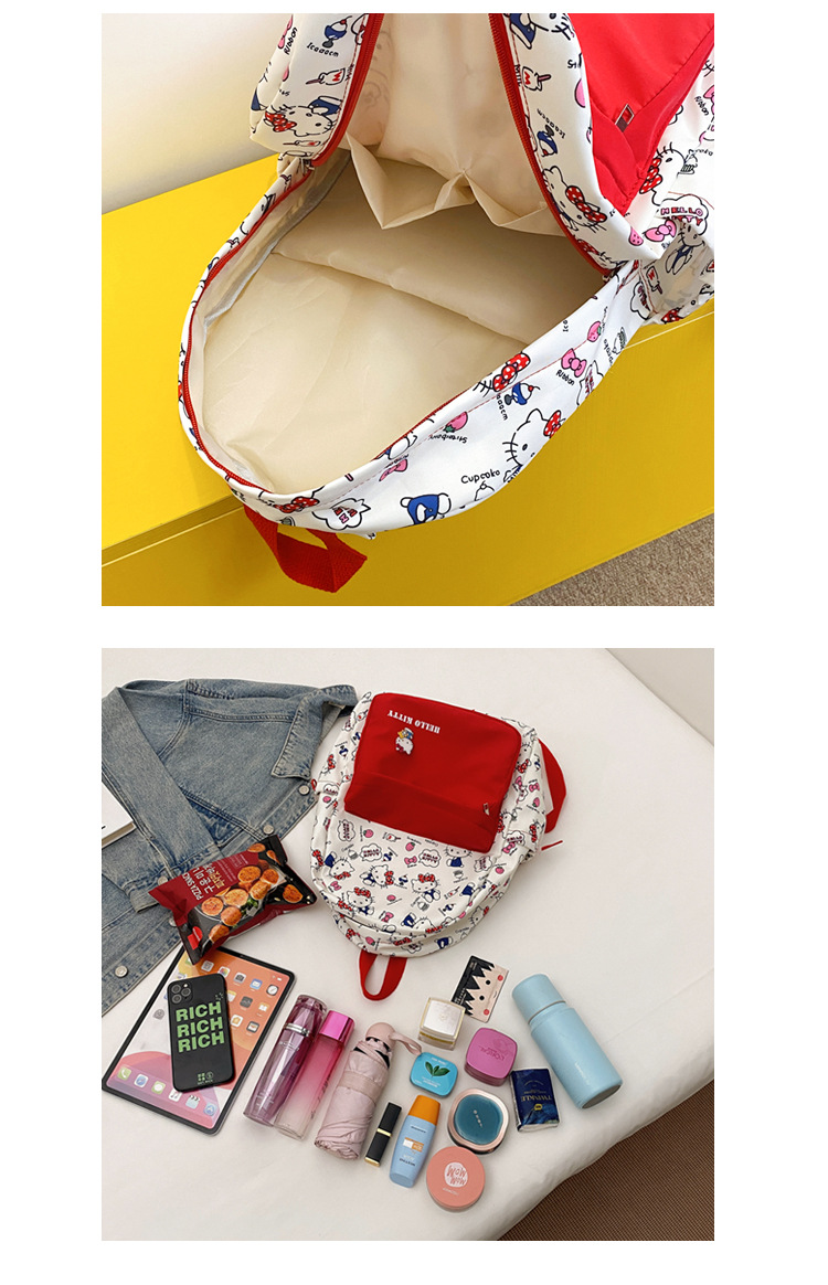 New cute cartoon Sanrio Pacha Dog backpack, a lightweight schoolbag for junior and senior high school students with cartoon comics pic 36