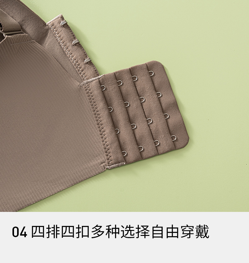 大胸显小聚拢内衣女士无钢圈收副乳防下垂调整型薄款2025新款文胸详情17