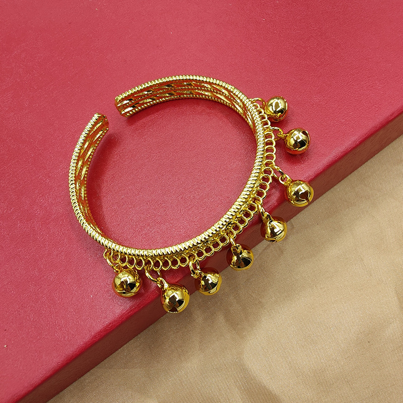 Eight bell bracelets and five bell stage ornaments in the style of Miao silver ethnic style from street stalls at tourist attractions pic 15