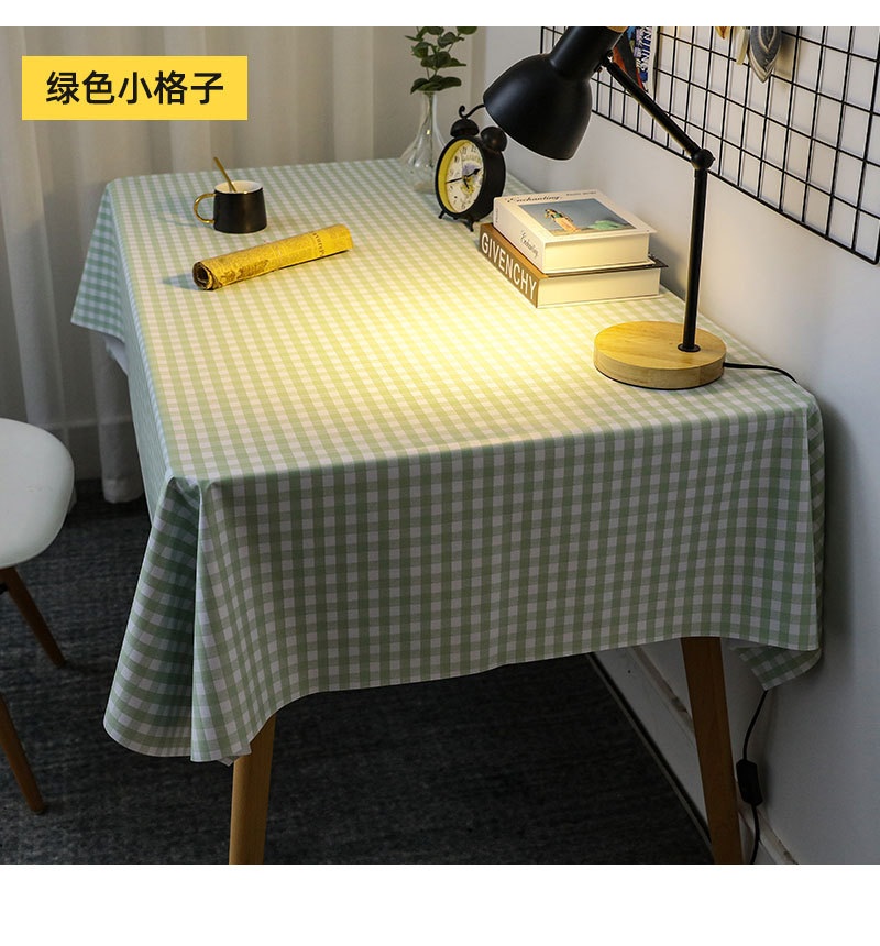 桌布防水防油免洗北欧ins网红学生书桌长方形餐桌台布茶几pvc桌垫详情20