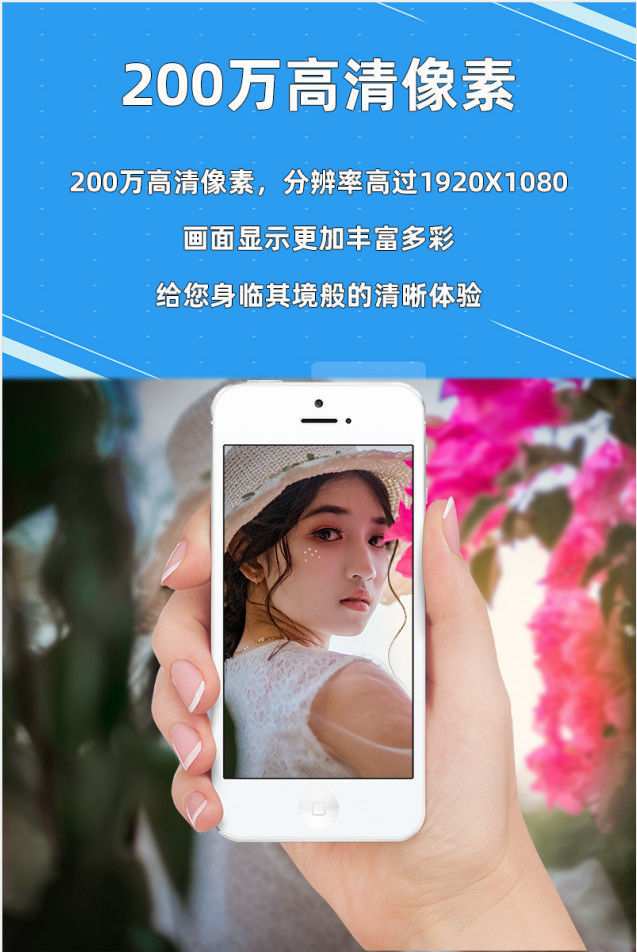 Network WIFI anti-theft access control monitoring Tuya Tuya V380 iCSee two-way voice wide-angle cat-eye camera pic 3