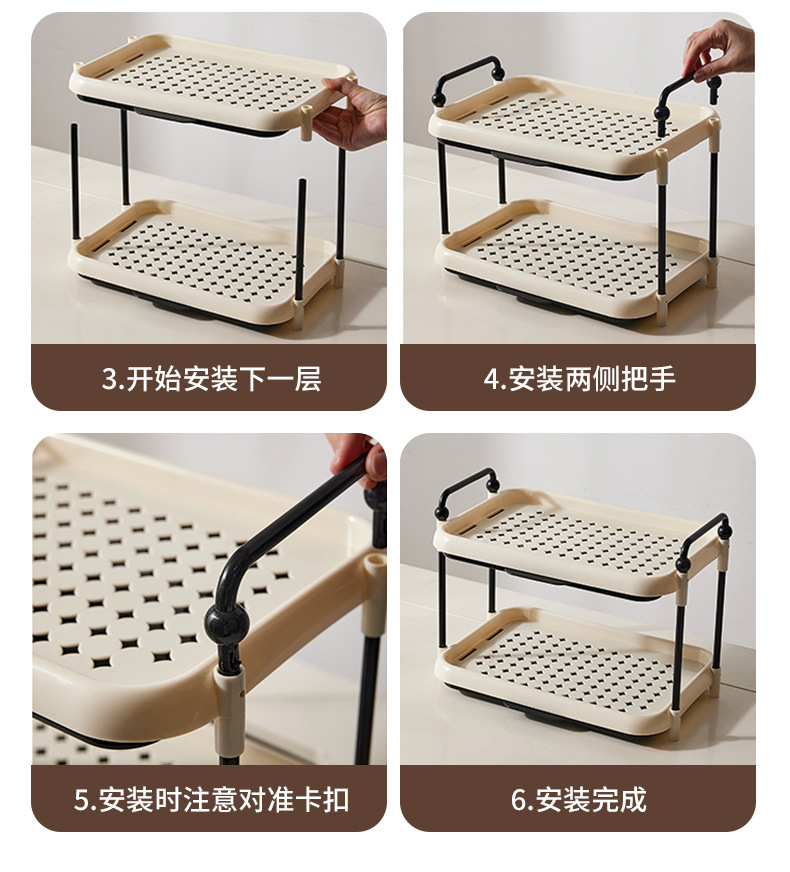 杯子收纳置物架杯架水杯茶杯厨房水杯架收纳架杯架子沥水架杯子架详情26
