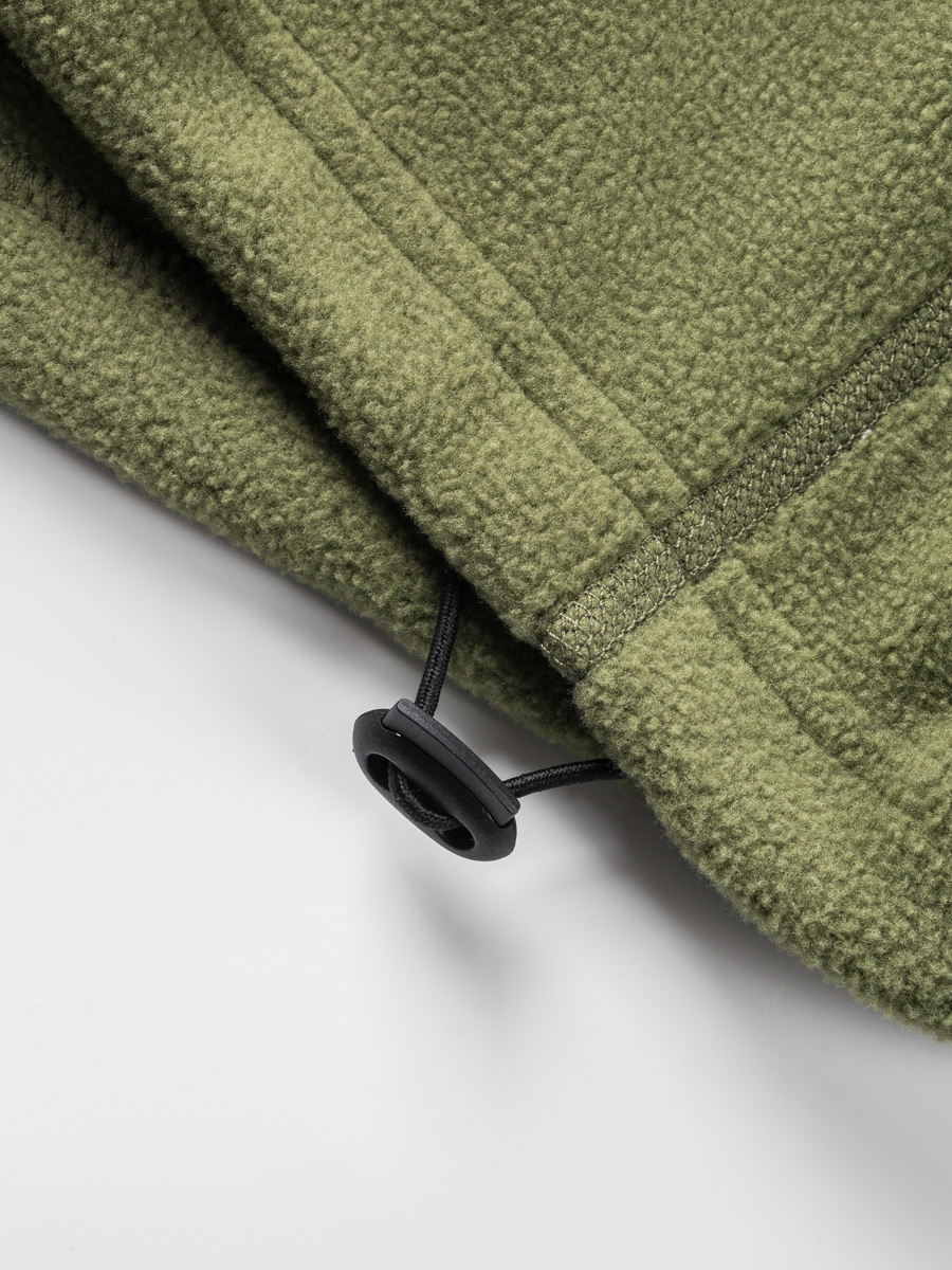 跨境男士外套摇粒绒夹克秋冬季羊羔绒加绒加厚卫衣男详情11