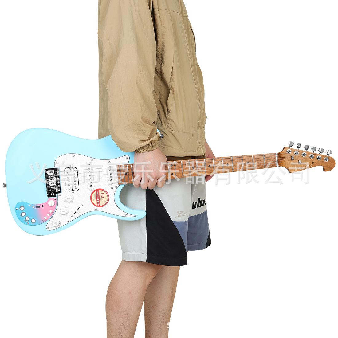 IRIN smart electric guitar with built-in effects 22 Bluetooth electric guitar, poplar electric guitar, high-end guitar case pic 4