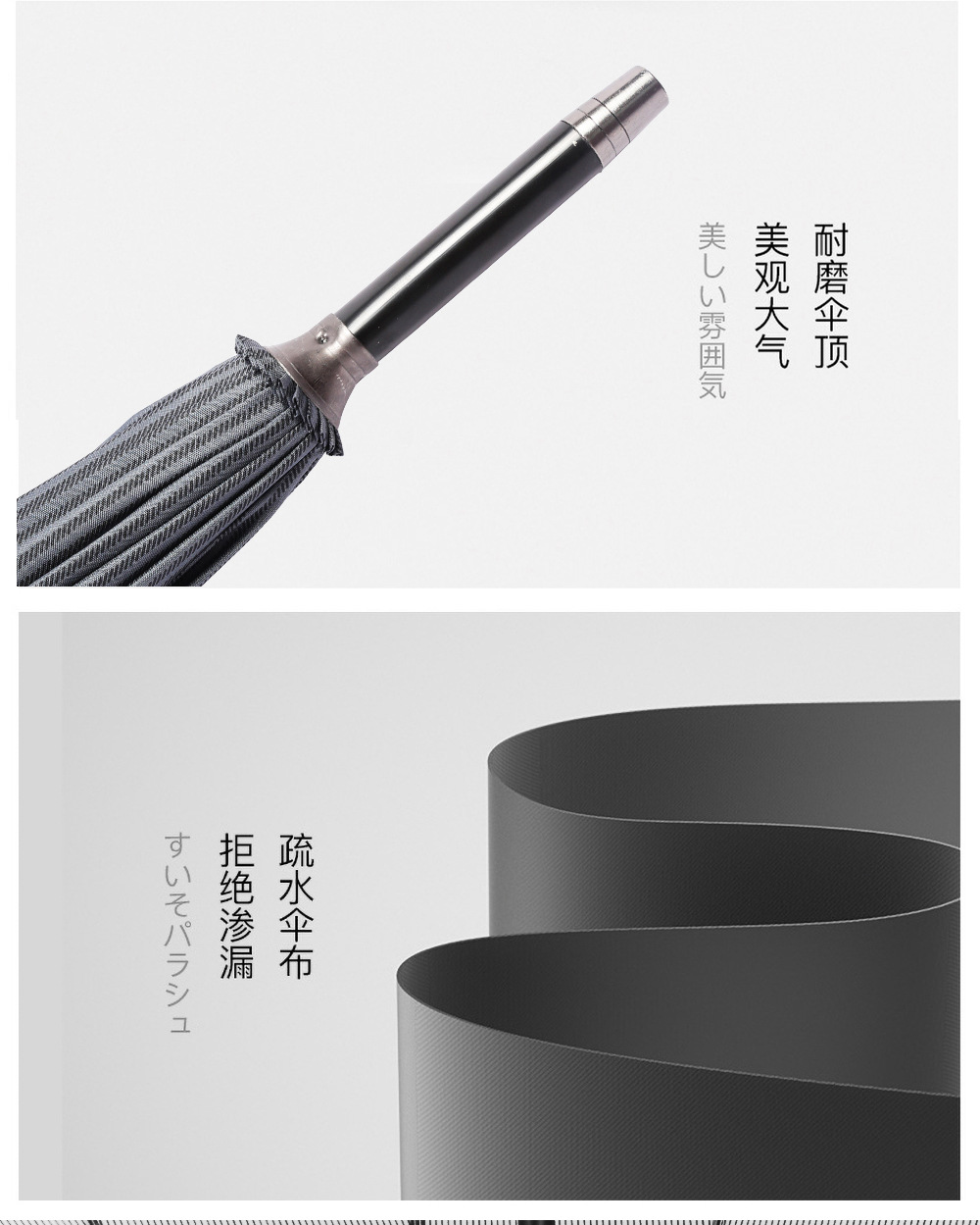 REAL STAR星宝新款男士商务伞16骨格子商务伞25寸外贸长雨伞现货详情16