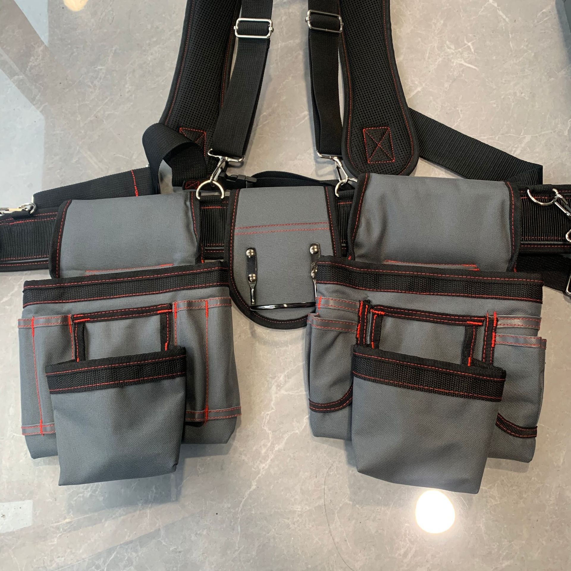 电工专用工具袋背带腰带组合式工具袋结实不硌肩多功能装备工具包详情6