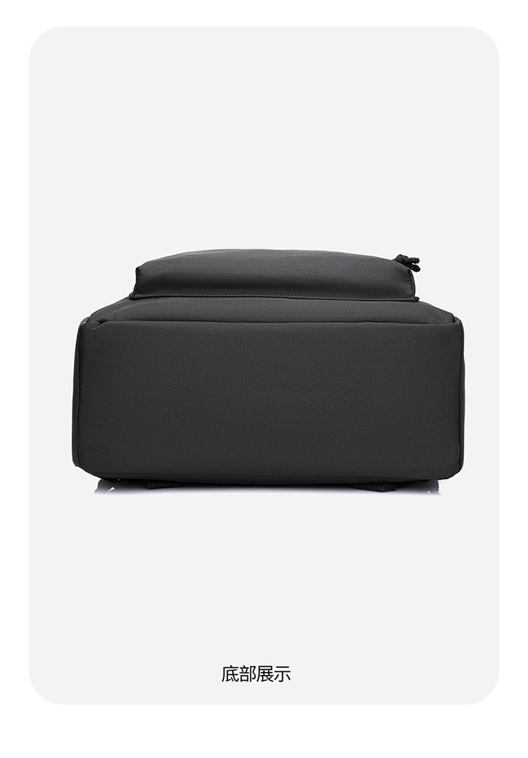 新款简约旅行背包纯色双肩背包休闲双肩背大容量学生书包双肩包女详情27