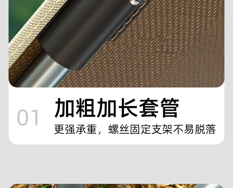 Outdoor folding lounge chair, portable folding midday rest chair, camping backrest, fishing sand leisure beach chair, adjustable pic 21