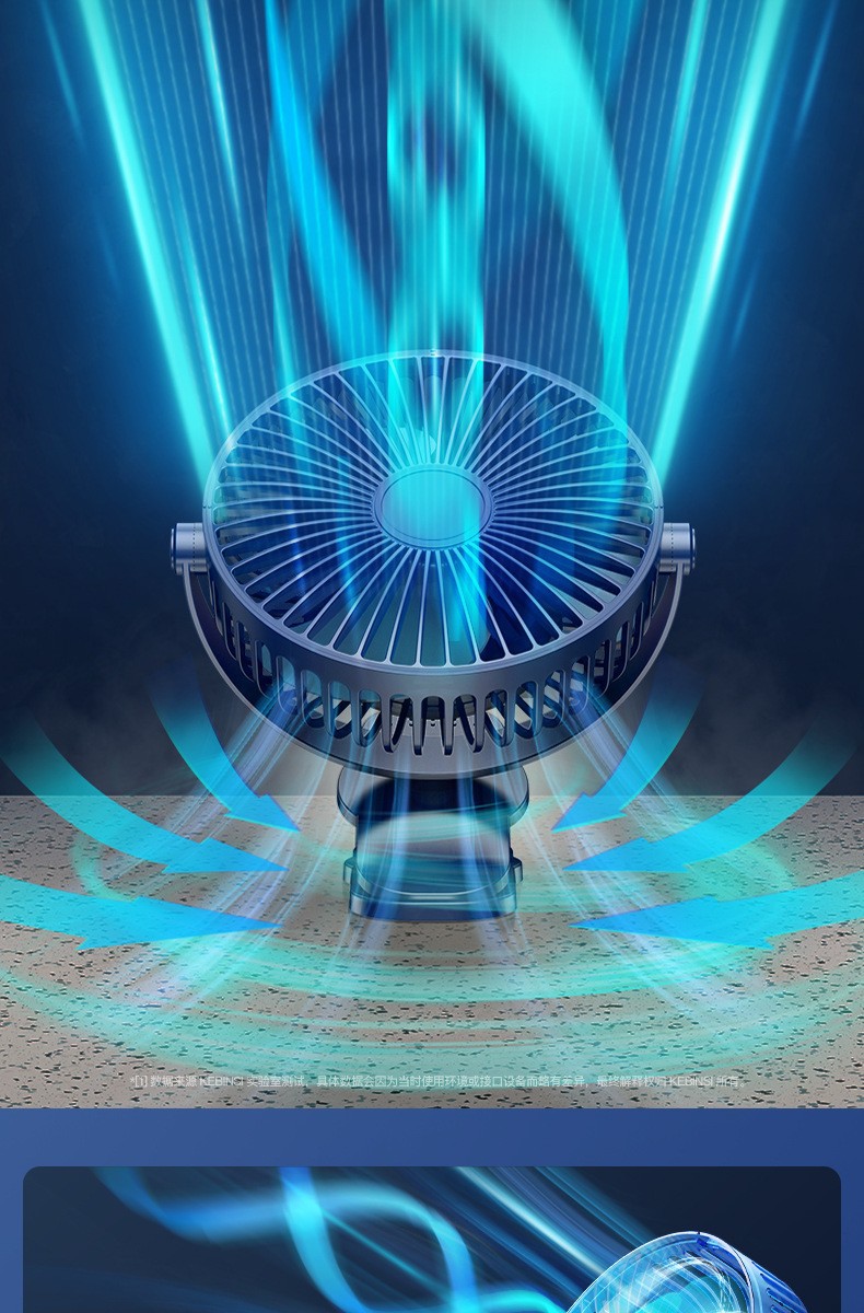 USB风扇大风力迷你便携式6寸超静音无刷桌面小电风扇 夹子式USB小风扇跨境批发风力强劲便携迷你风扇详情6