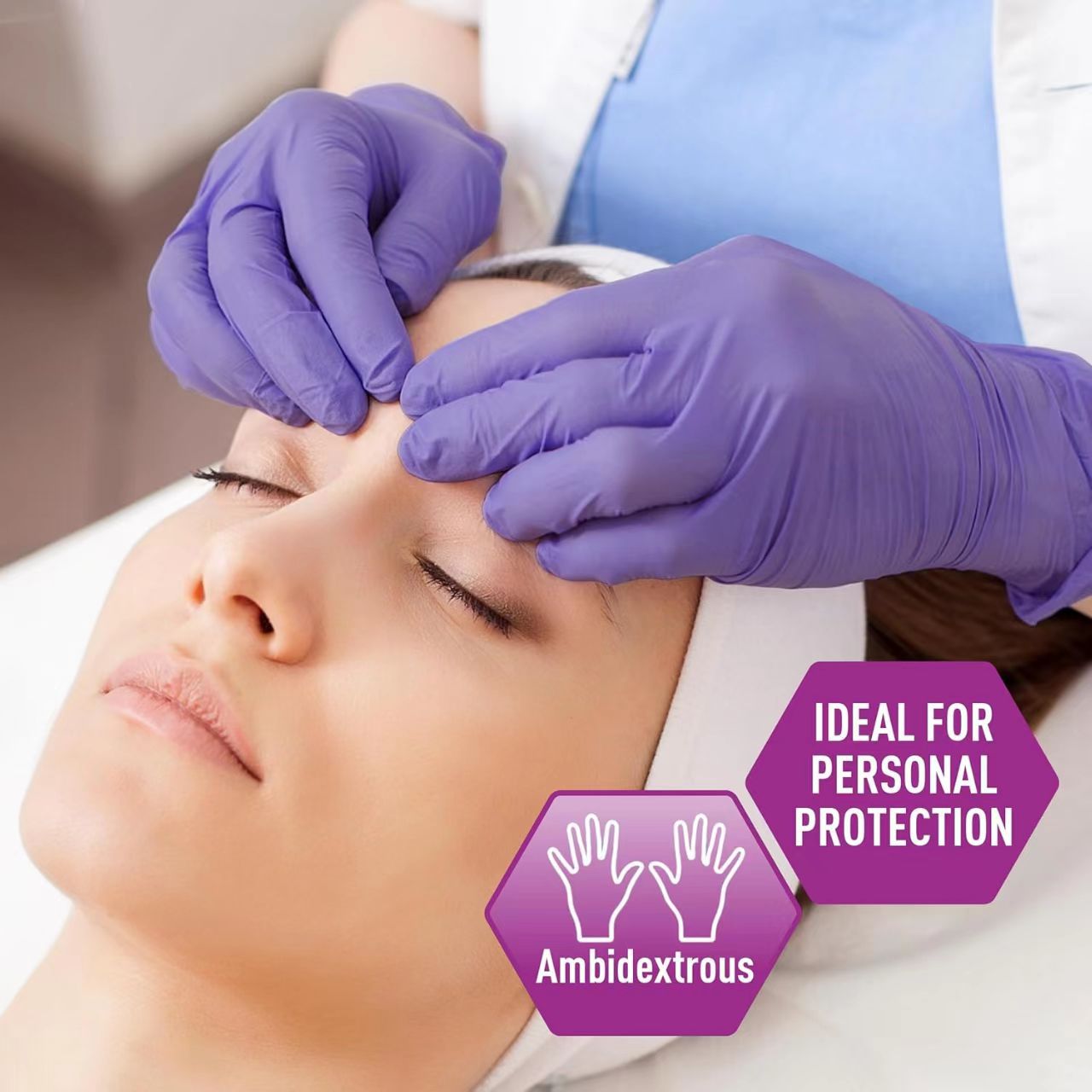 加厚可防油防水防滑丁晴一次性家用日用高弹丁腈手套批发详情3