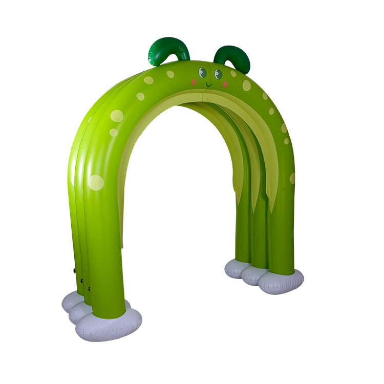 喷水充气拱门西瓜螃蟹虫子鲨鱼儿童户外草坪戏水PVC玩具防水详情4