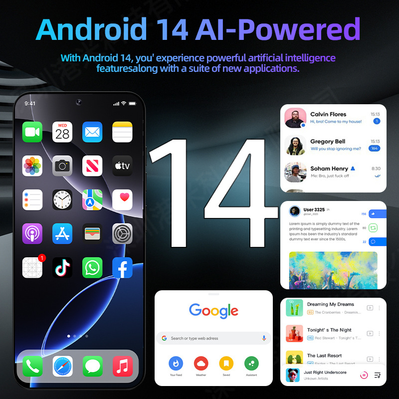 Cross-border 2025 Smartphone S24Ultra Android phone brand new unopened factory wholesale price Smartphone Smartphone Customizable LOGO pic 16