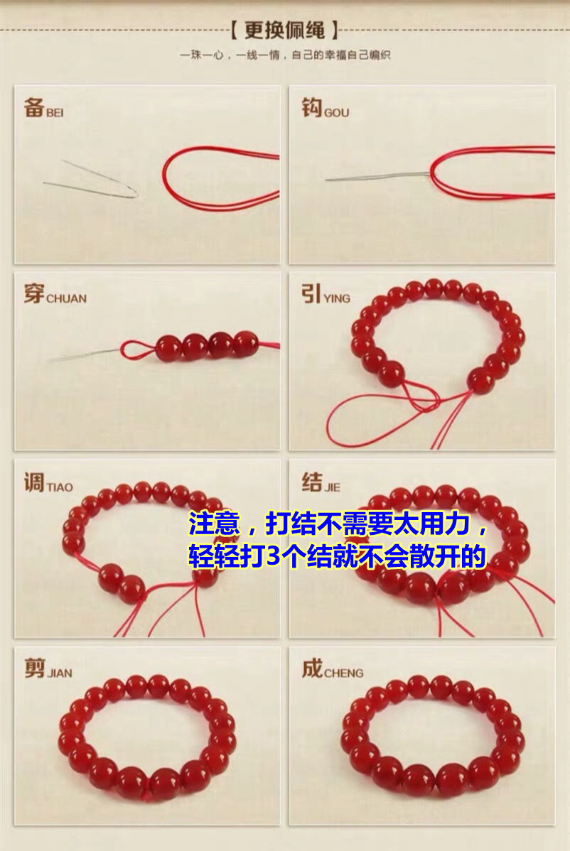 Imported wear-resistant bead-threading rubber band bracelet string, pearl and cultural plaything crystal elastic string, ultra-fine Buddhist prayer bead string pic 37
