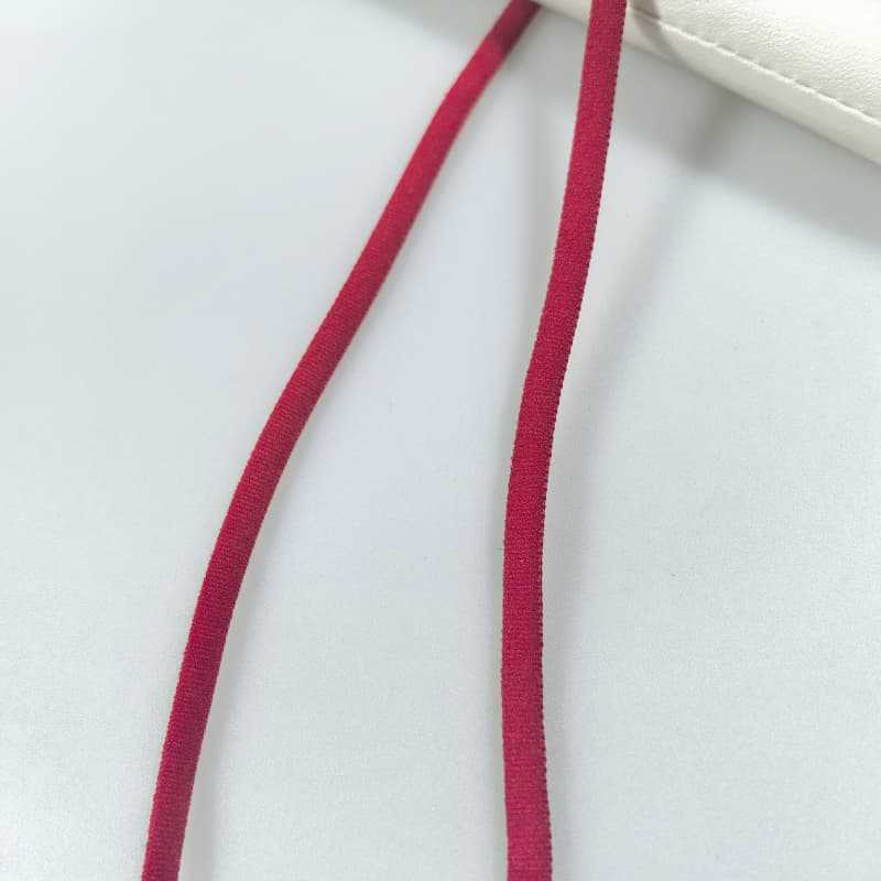 0.5 semi-circular flat elastic oil core band, beautiful back elastic band, shoelace elastic rope, bra bra strap, lifting elastic pic 11