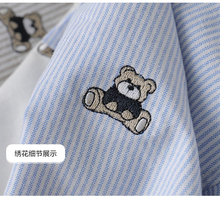 右欧男童长袖衬衫秋装春秋款童装儿童宝宝小童衬衣上衣秋季衣服潮详情40